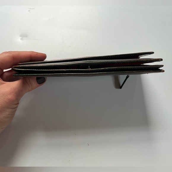 FUNKY VINTAGE GREEN AND RED WALLET - Picture 4 of 11